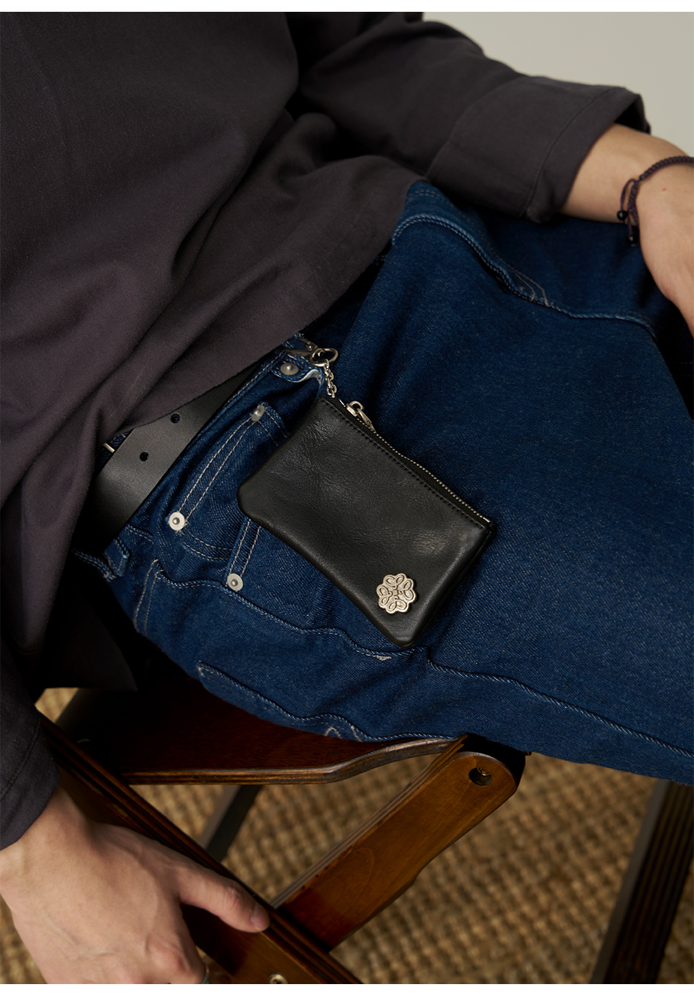 GOODLIVEABLE First-layer Cowhide Portable Wallet