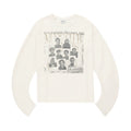 BTSG washed old character pleated long-sleeve Tee