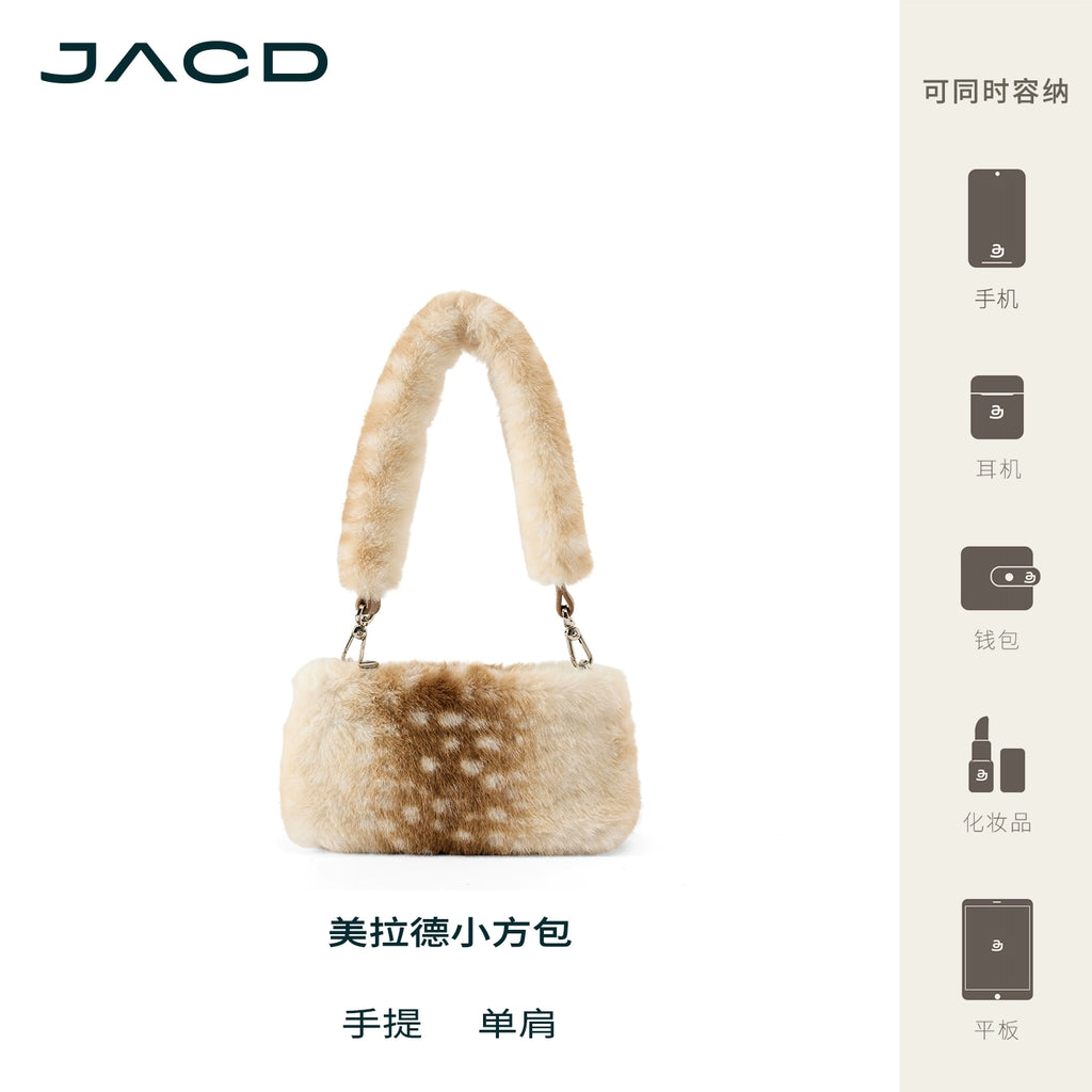 JACD Spotted Deer Hairy Underarm Bag