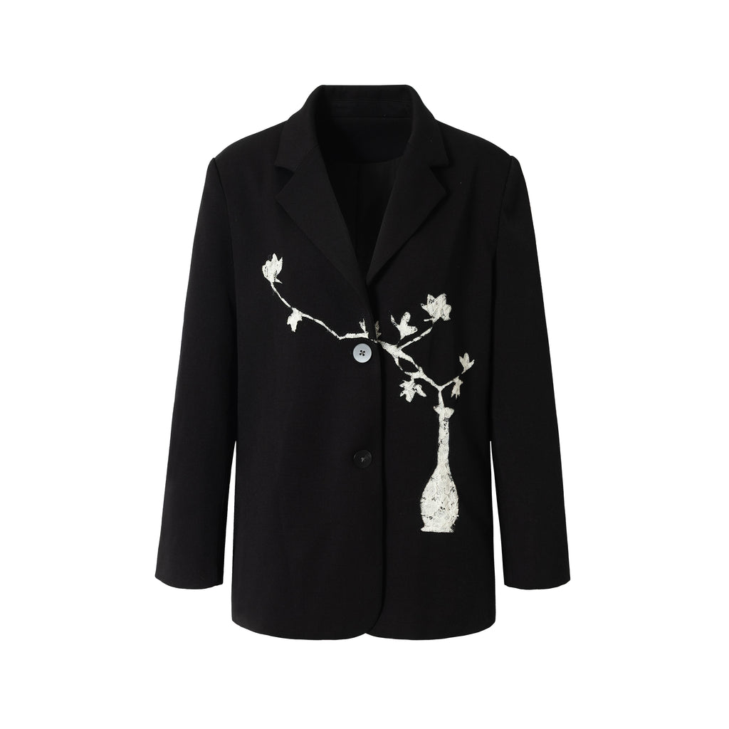 LOUMUTAKU New Chinese Magnolia Suit