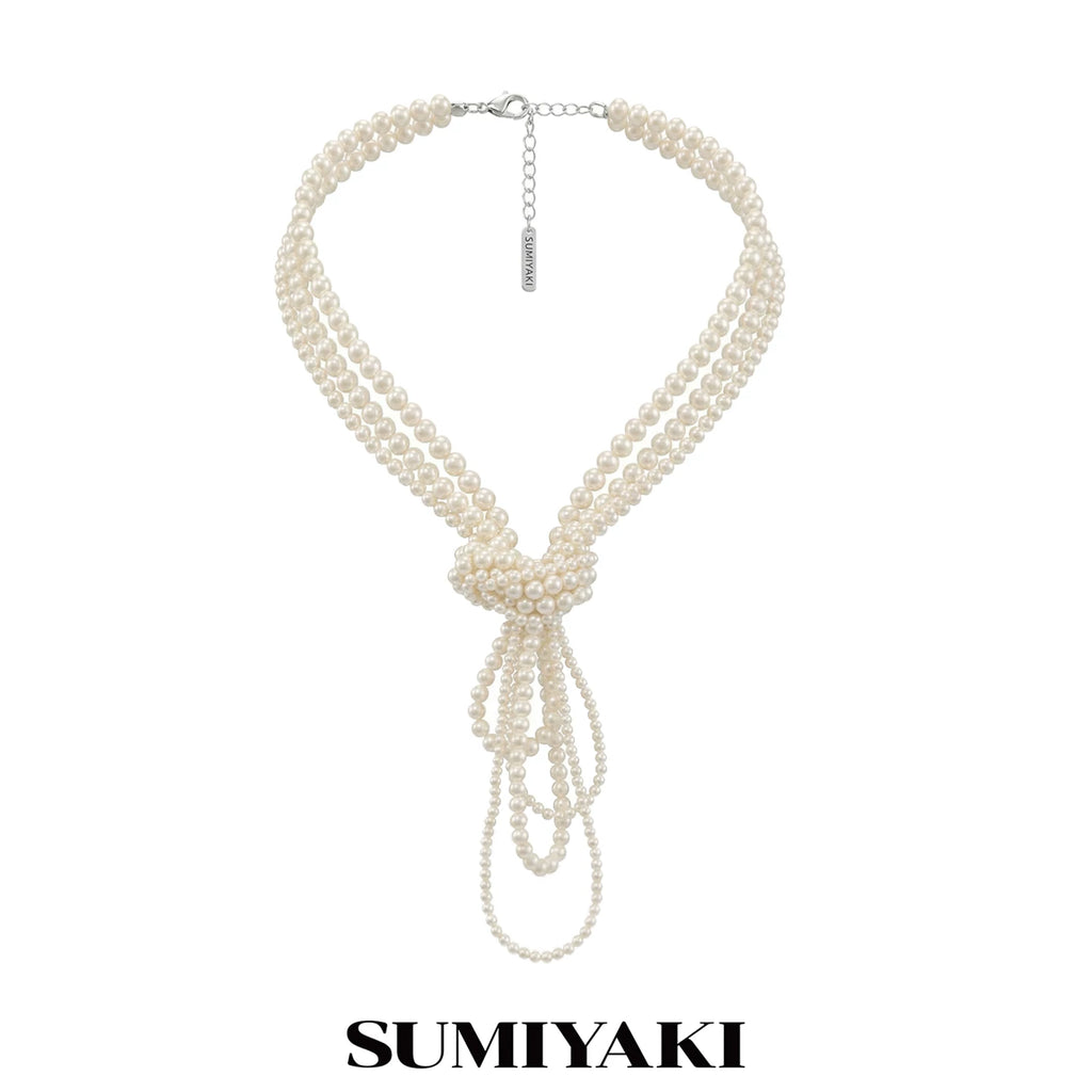 SUMIYAKI Premium Light Luxury Pearl Necklace
