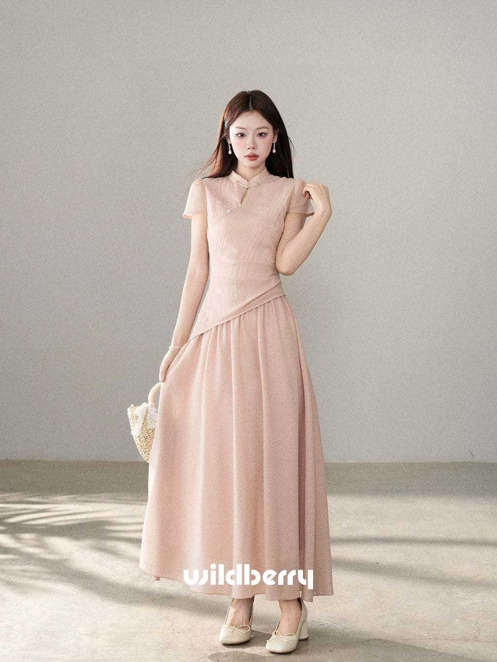 Wildberry Unique Chic Temperament Long Skirt