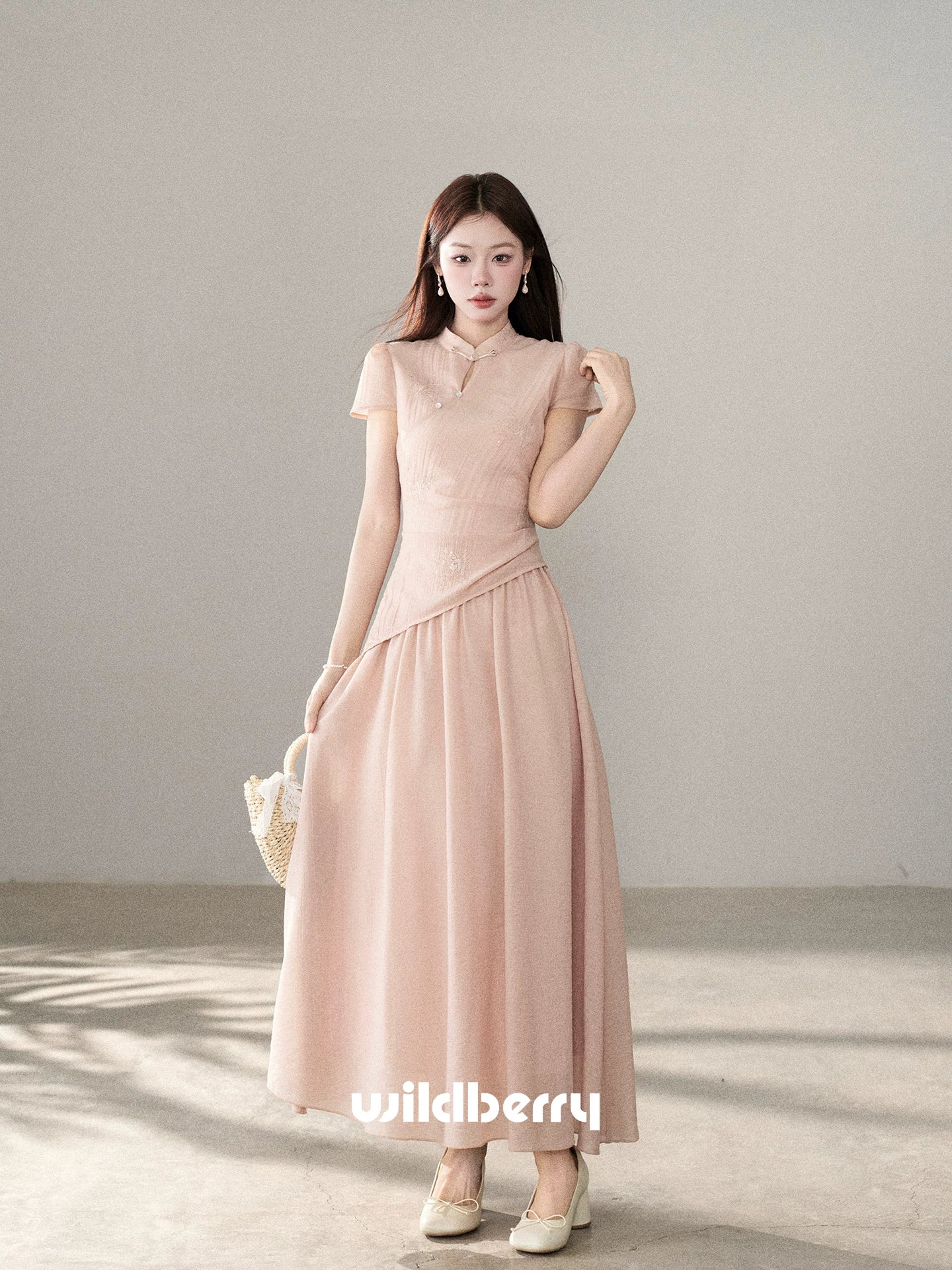 Wildberry Unique Chic Temperament Long Skirt