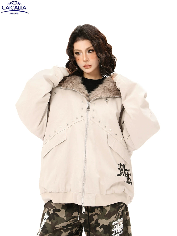 Kenvibe Vintage Demon Horn Willow Spike Hooded Cotton Suit