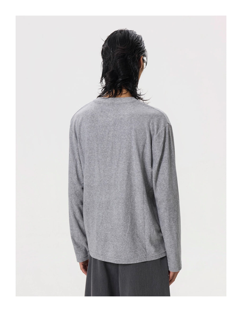 BTSG Soft Waxy Loose Woolen Inner Long Sleeve