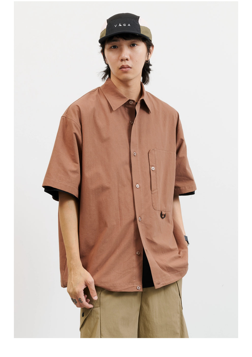 NUMBERSALT Japanese Loose Casual Shirt