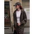 MADWITCH Vintage Double Hat Cardigan Sweater