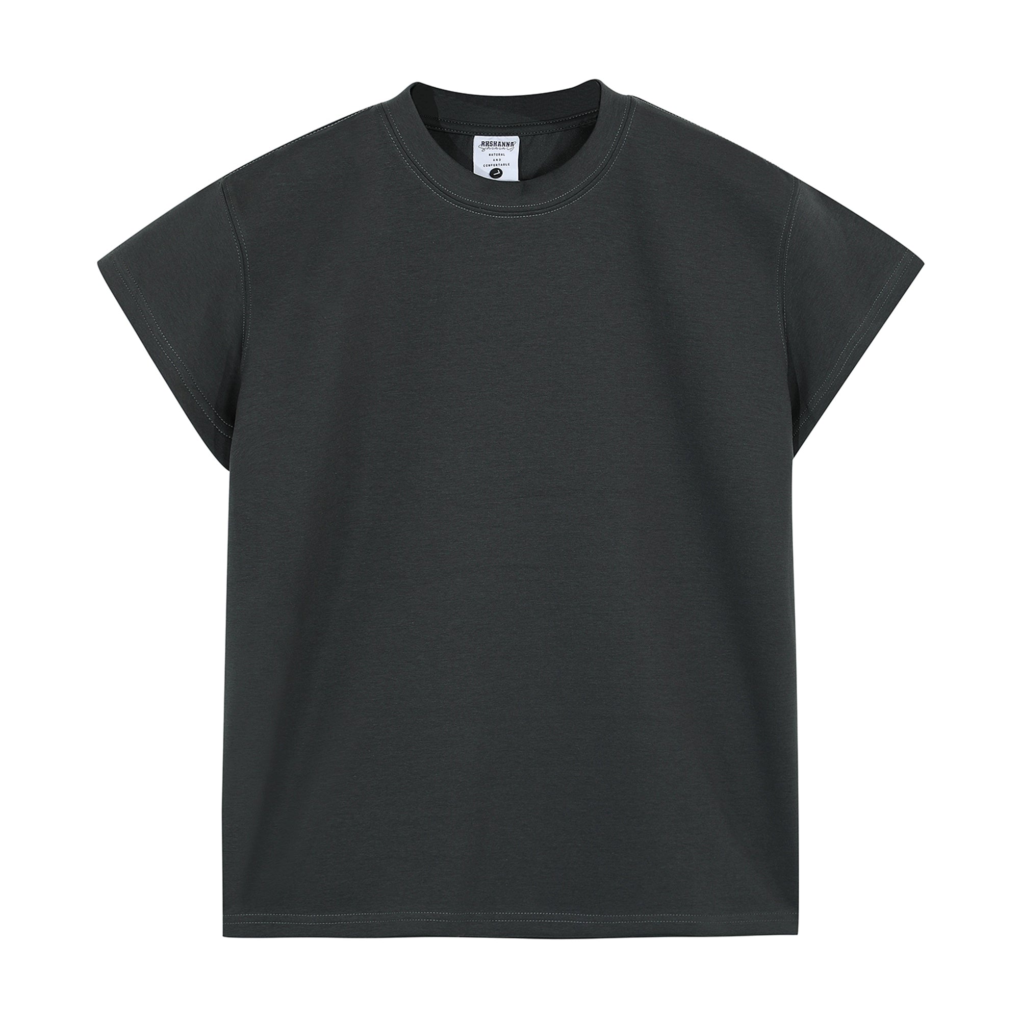 BLACKLISTS American Front Shoulder Solid Color Tee