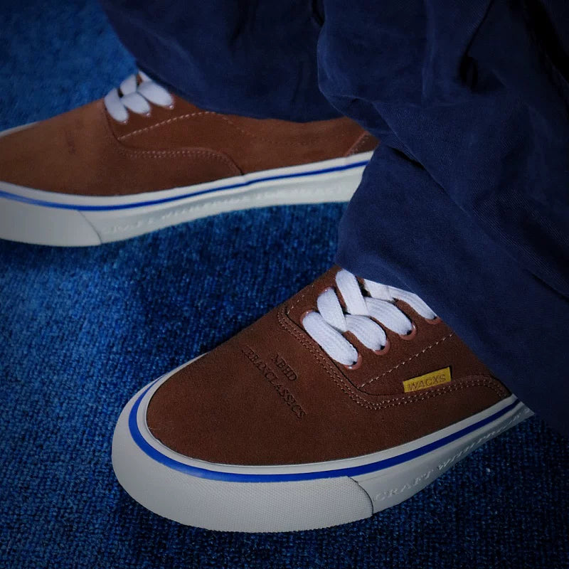 NBHD X VOWPROGRESS 4 Color Low Top Suede Fur Board Shoes