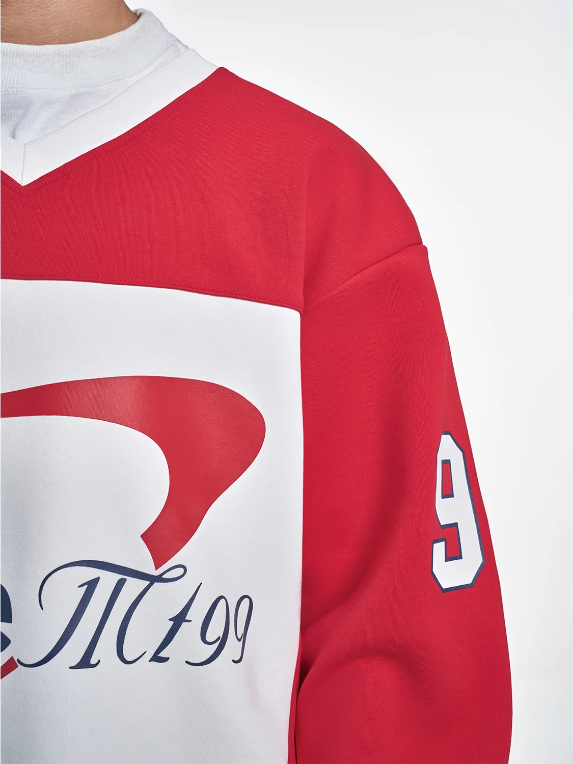 MT99 Retro Contrasting Casual Sweater