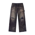 SGW Ink Splashing Loose Straight Overalls