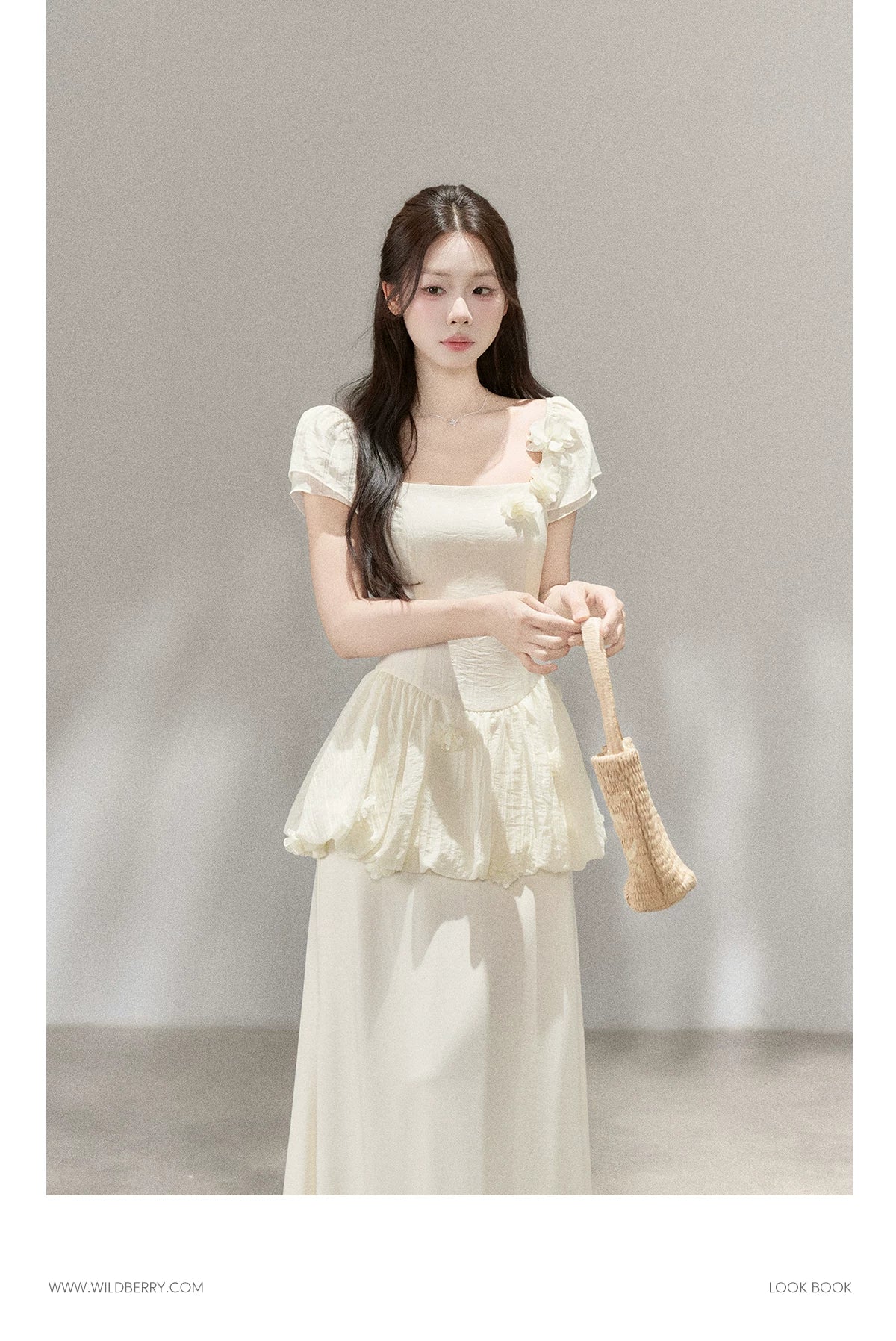 Wildberry Waist-cinching Elegant Long Dress
