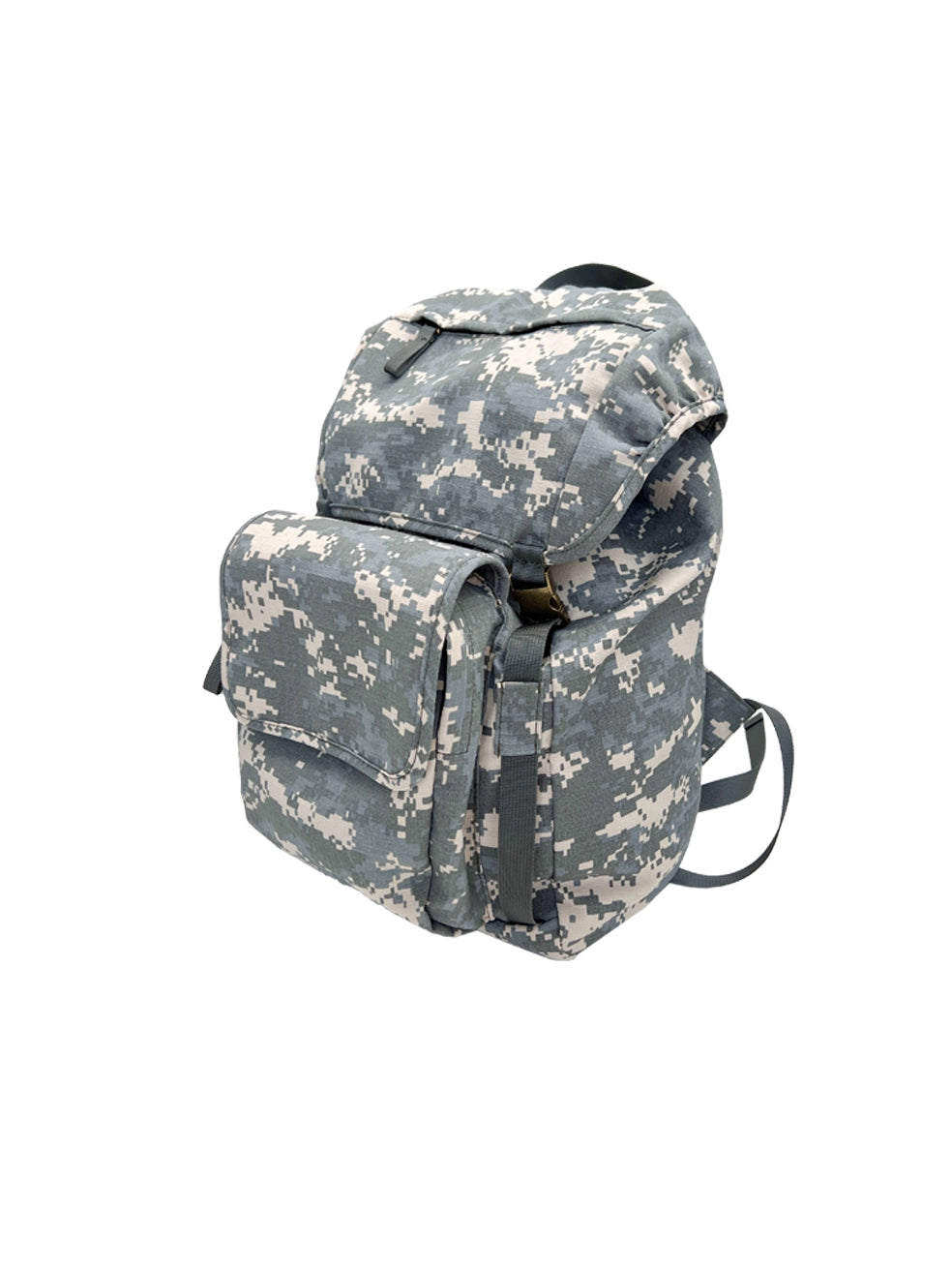 CHAI Camouflage Embroidered Logo Double Shoulder Drawstring Backpack