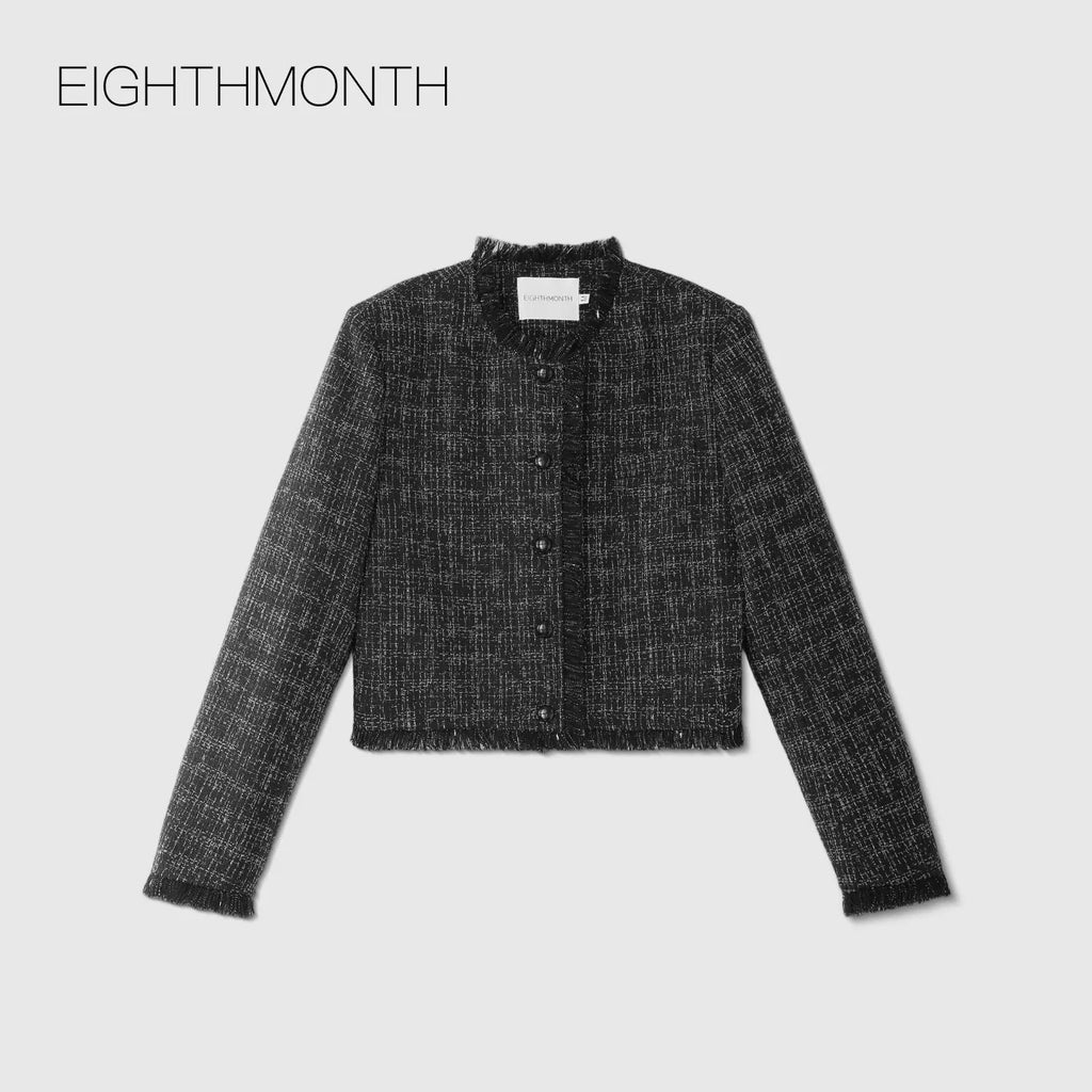 EIGHTHMONTH Vintage Tweed Short Coat