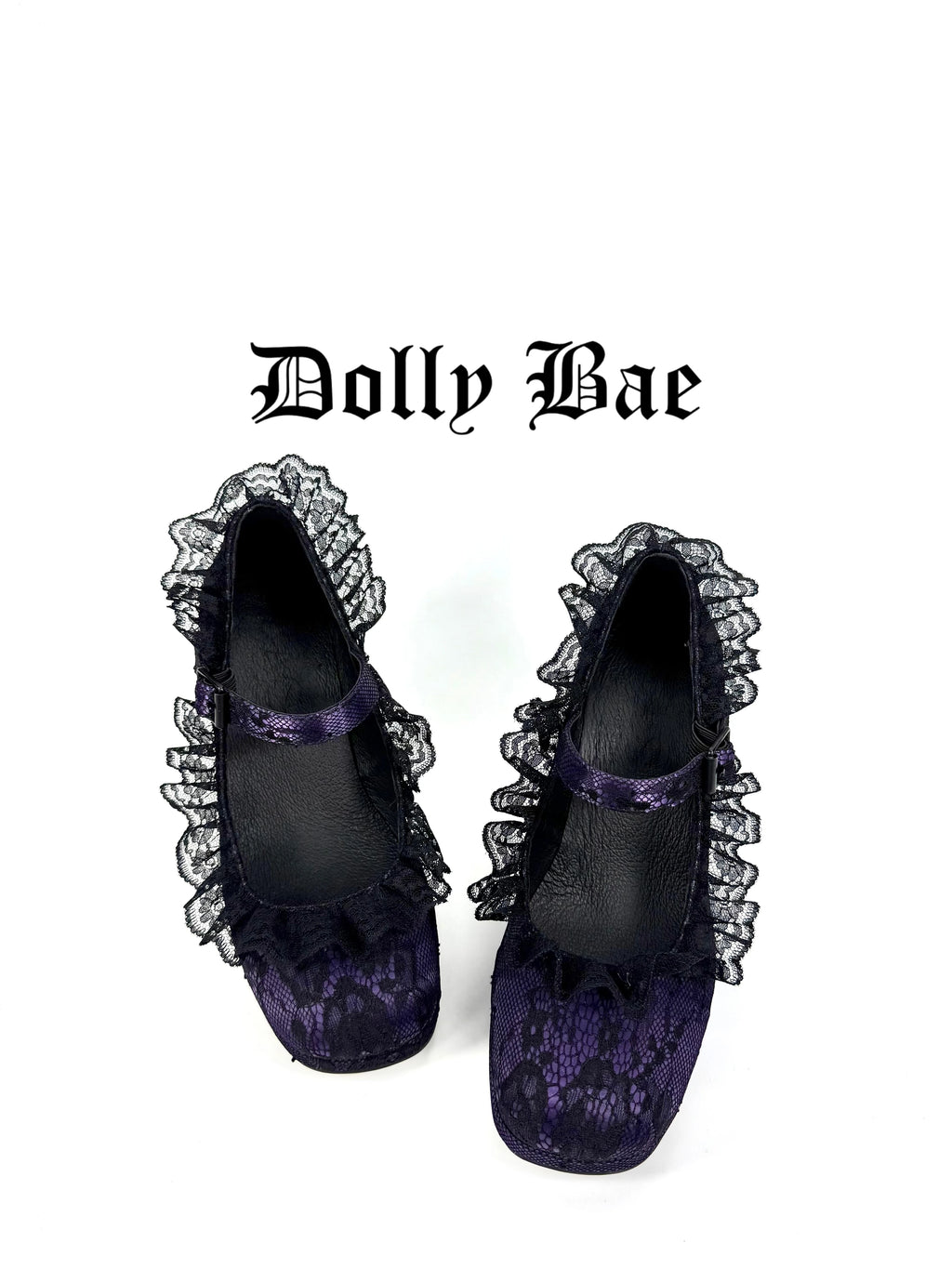Dollybae Lace Thick Heels