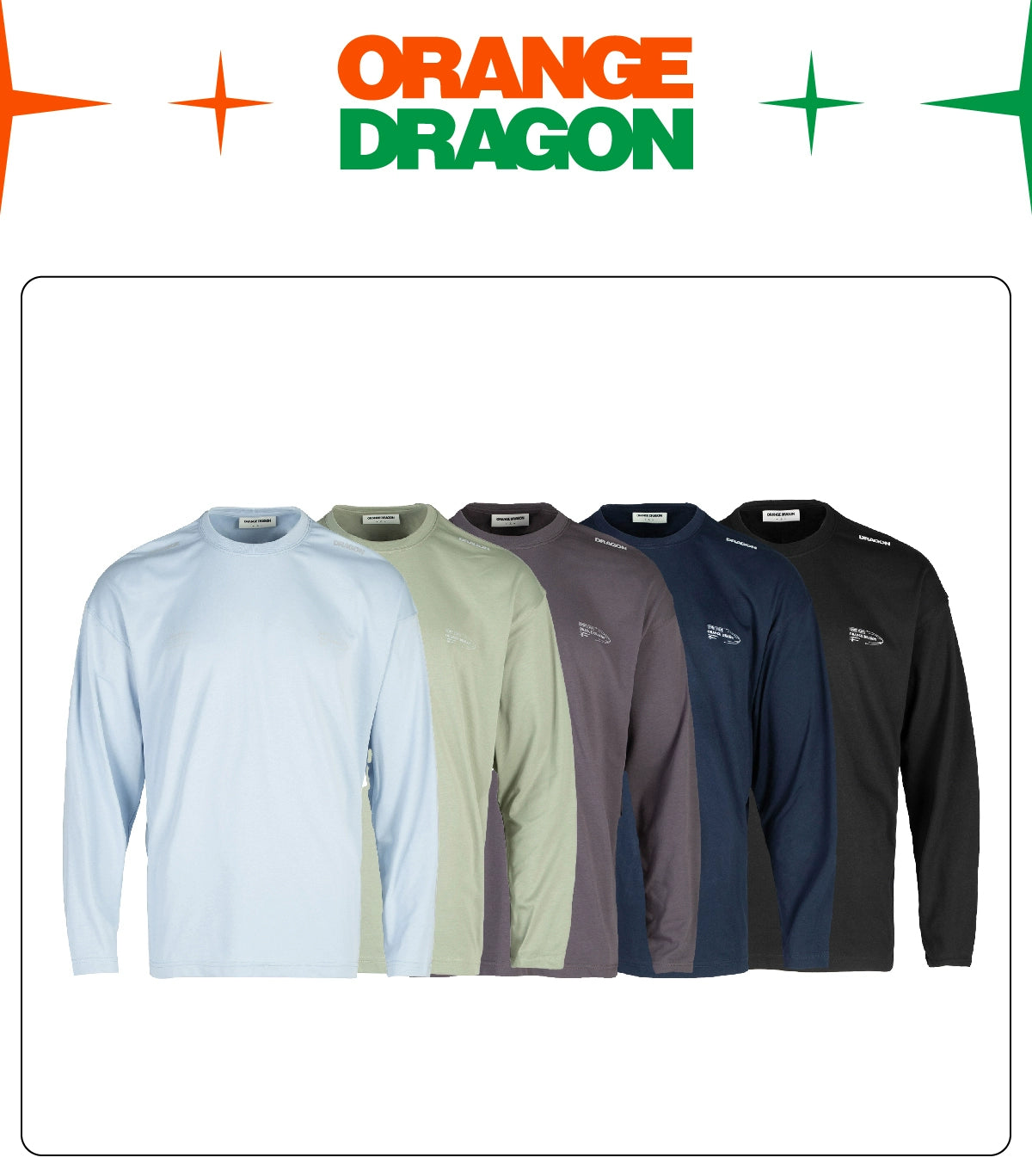 OD Moisture Absorption Quick Drying Cool Feeling Round Neck Fitness Long Sleeve