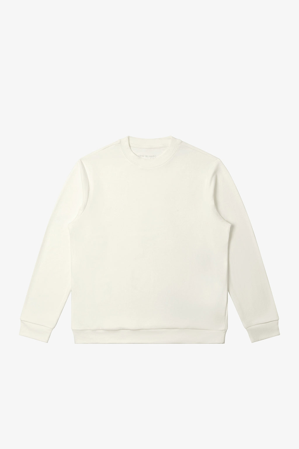 NO LOGO Round Neck Half Turtleneck Warm Long Sleeves