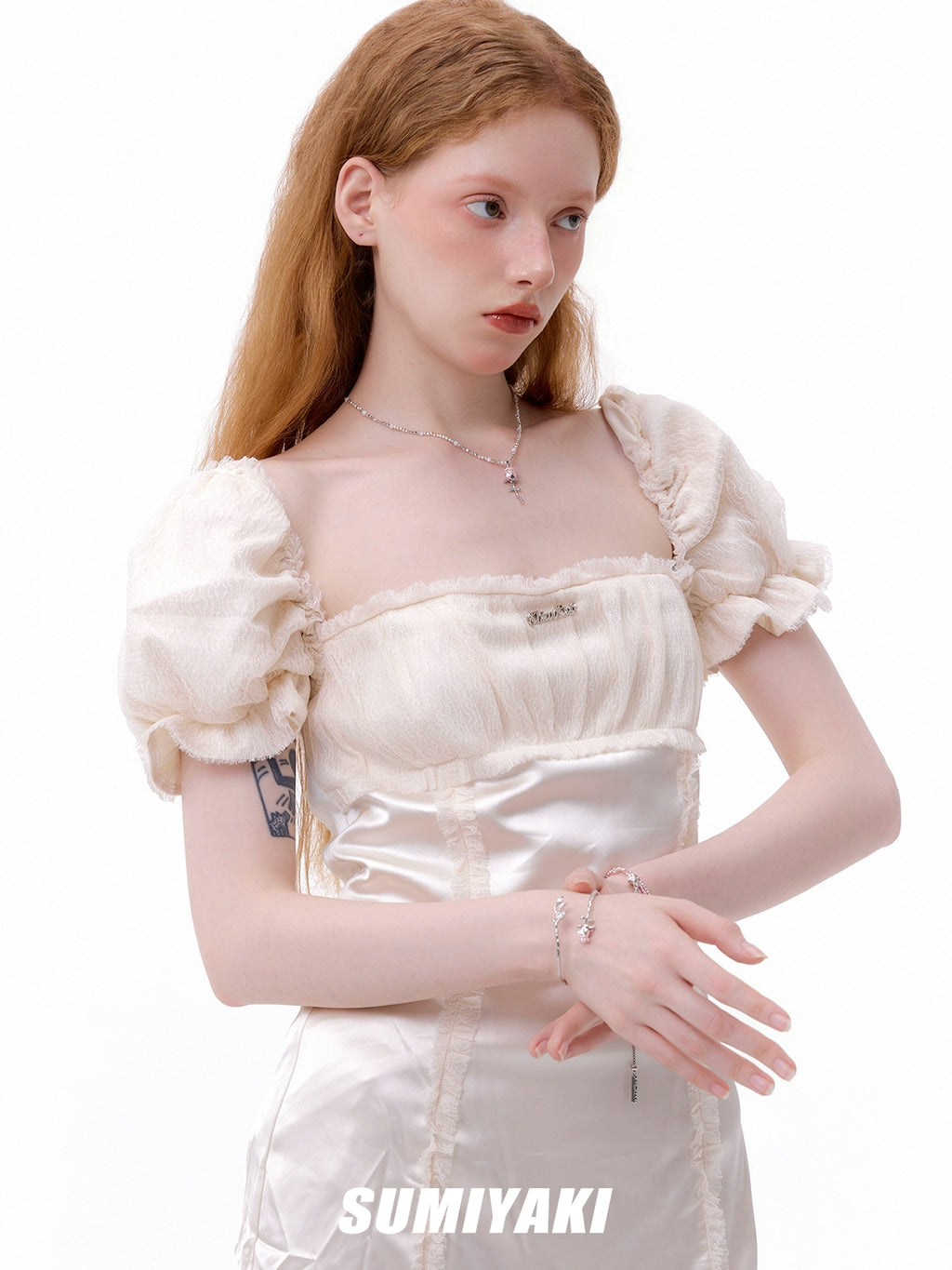 SUMIYAKI Metal Girl Pink Rose Bracelet