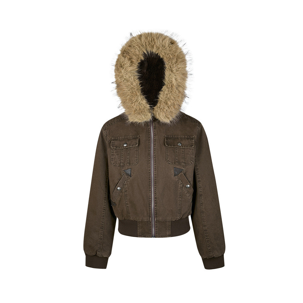 MADEEXTREME Fur Collar Tooling Jacket
