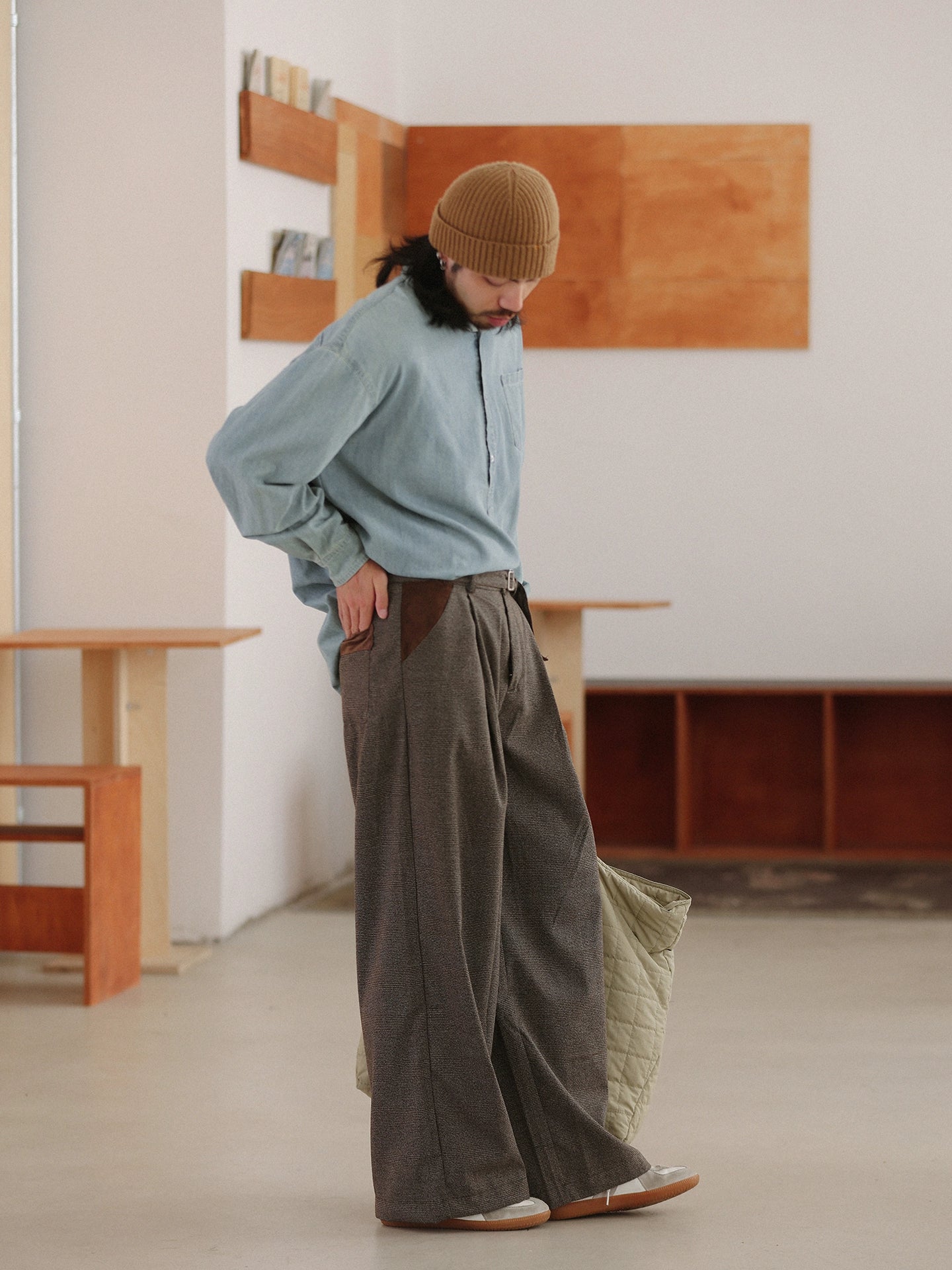 NOEARS Vintage Loose Straight Casual Pants