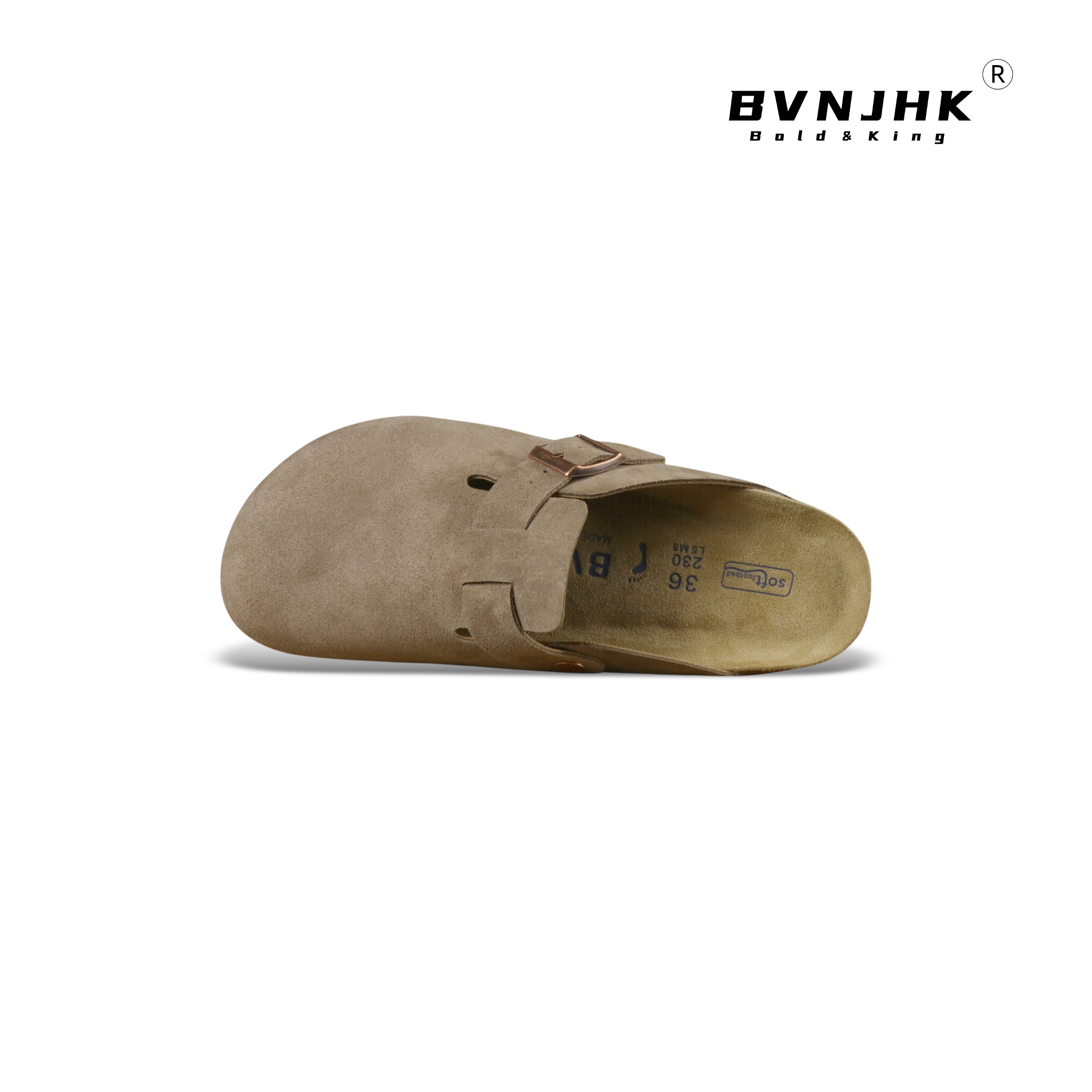 OQ X BVNJHK Grayish Green Clogs