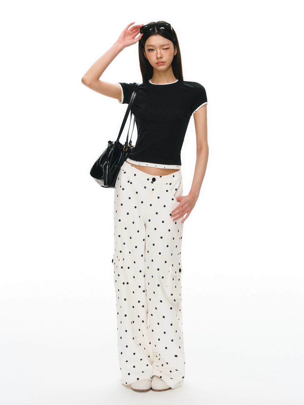 Ariseism Polka-dot Slacks