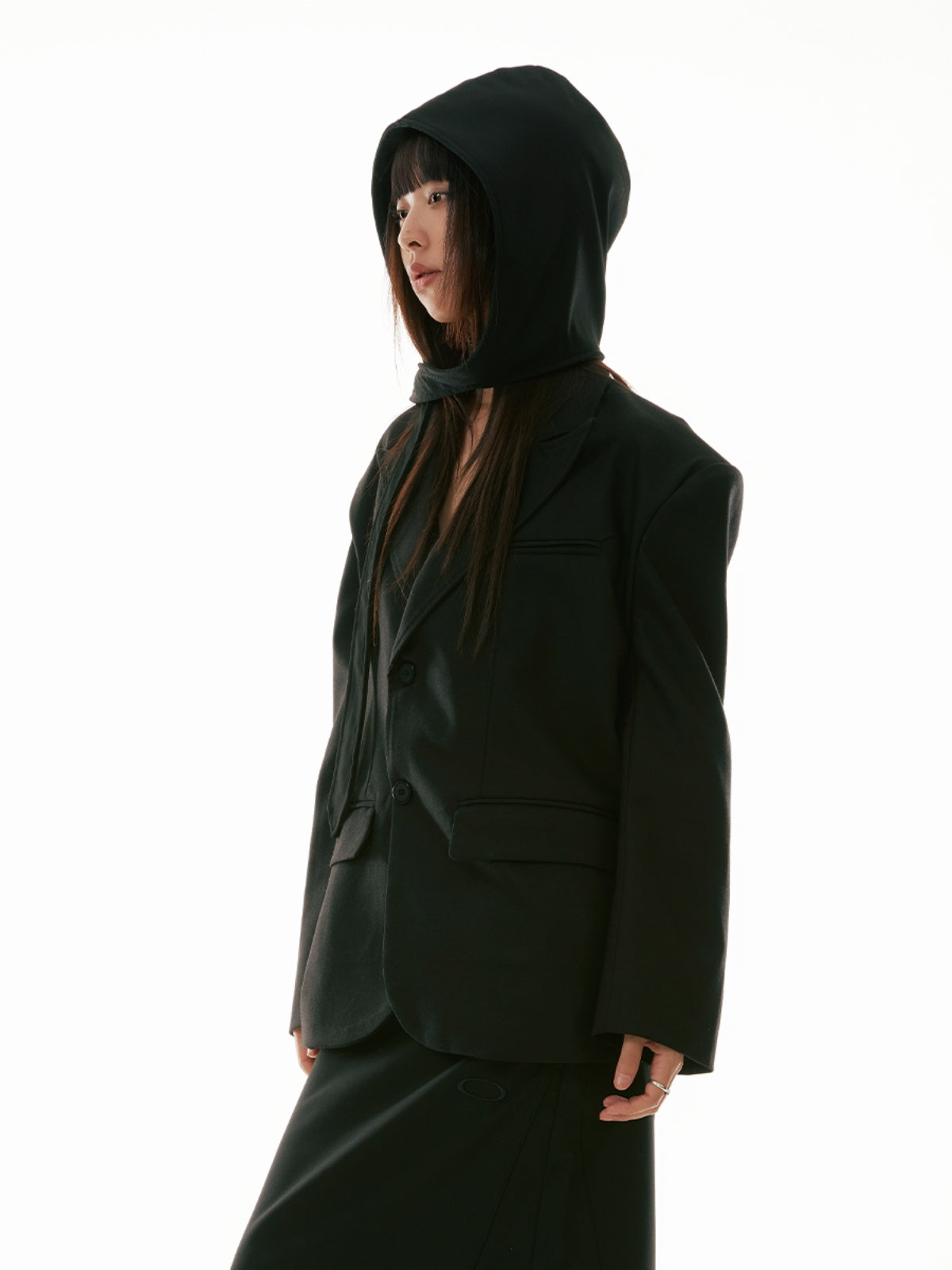 FUNKYFUN Silhouette Casual Blazer