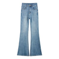 EM High Waist Slim Fit Micro-Flared Jeans