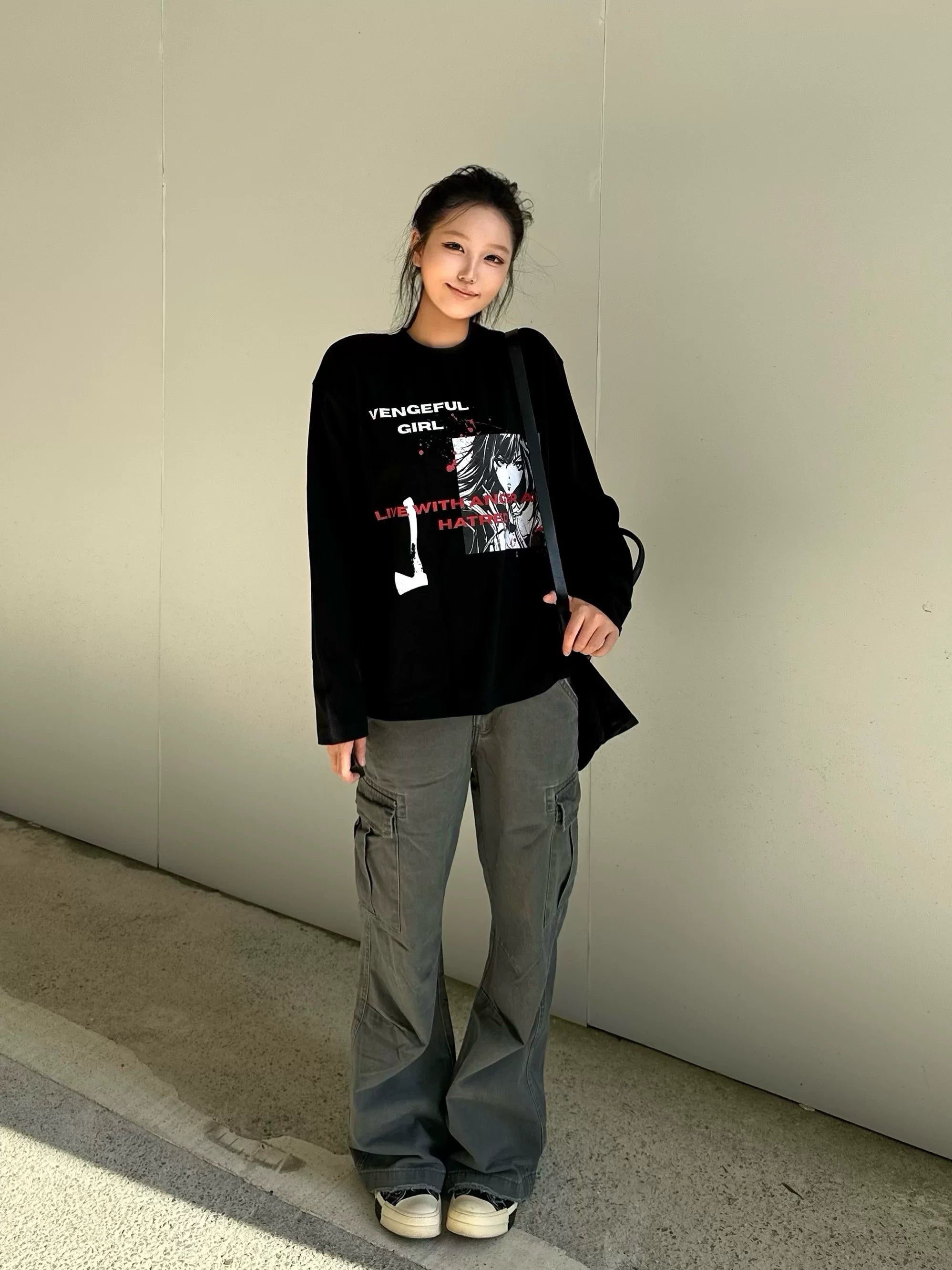 Ironthorn Vintage Loose Versatile Long Sleeve