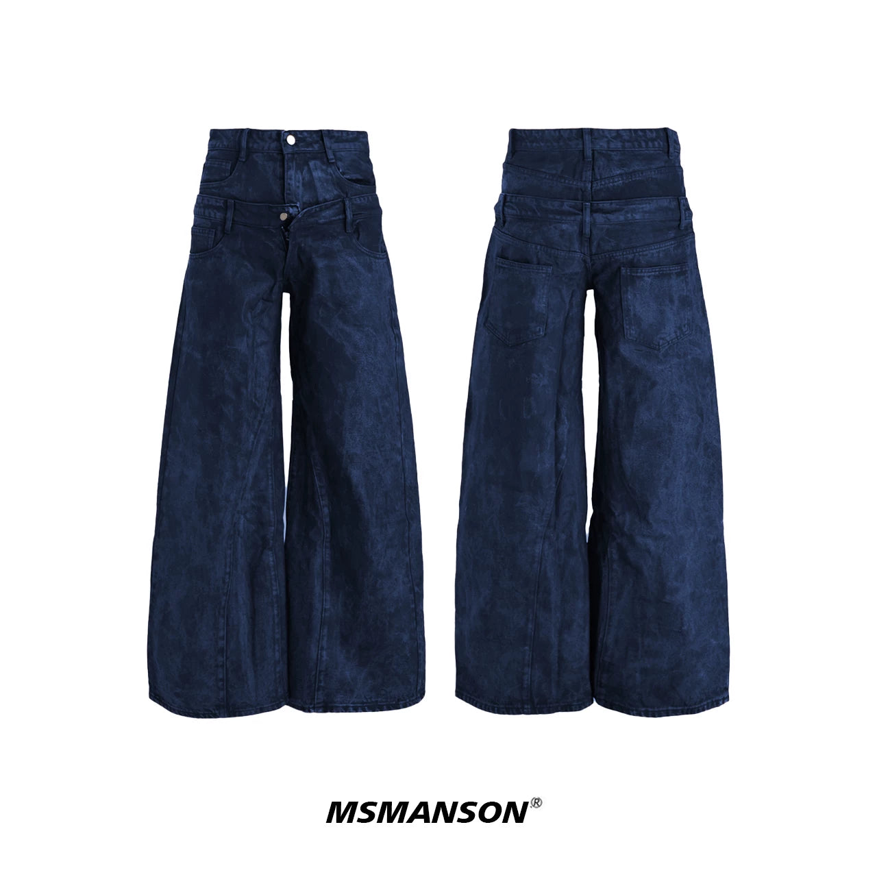 NUndeFineD Vintage Fashion Cropped Denim Suit
