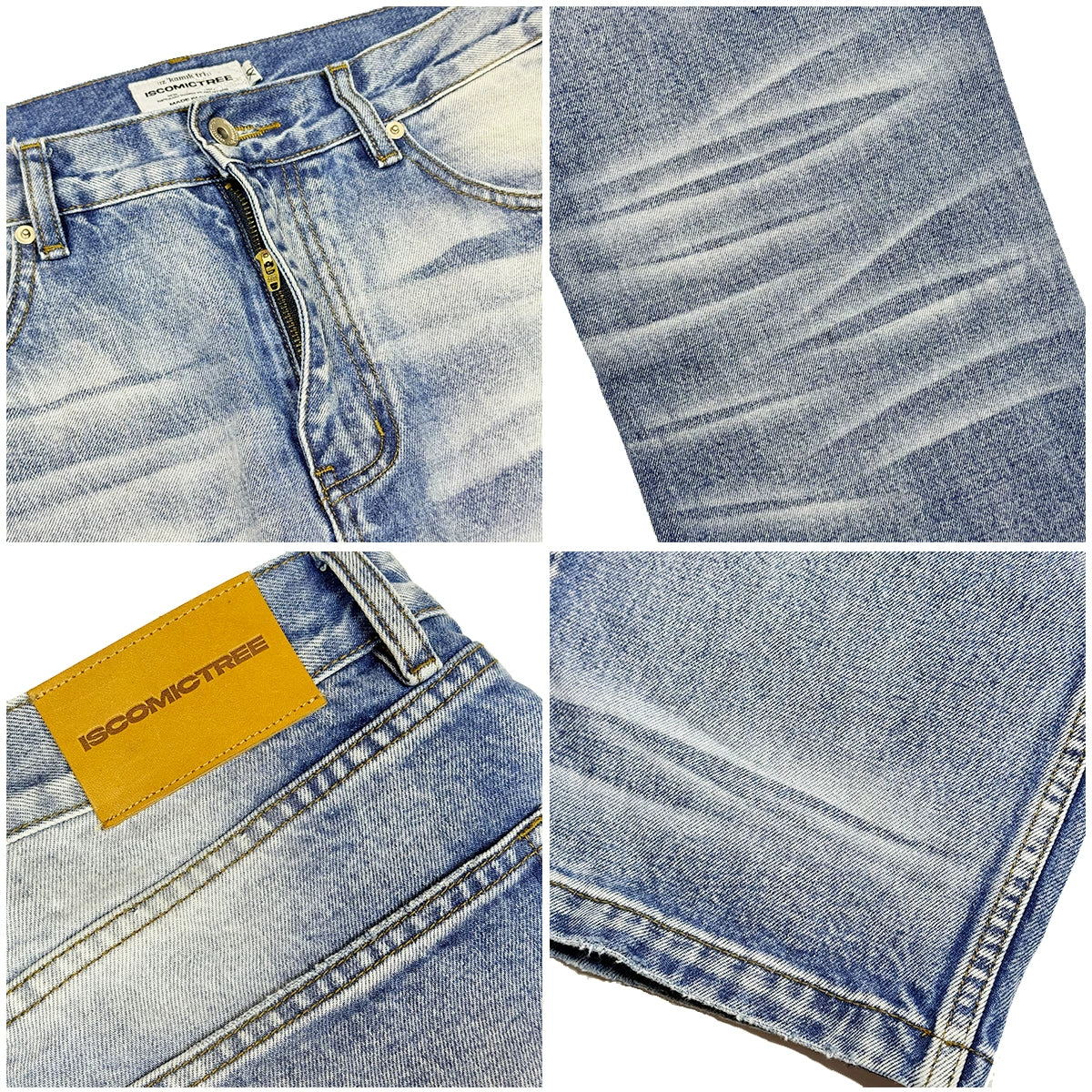 ComicTree Loose and Versatile Straight Jeans