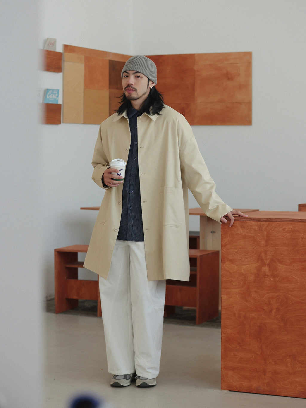 NOEARS Vintage Loose Shoulder Casual Jacket