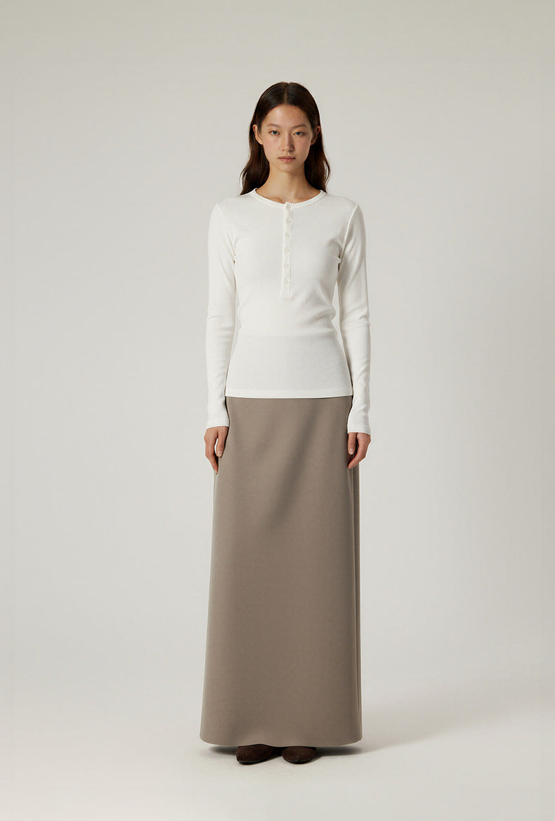 Inflation women Henly Skinny Modal Long Sleeve tee