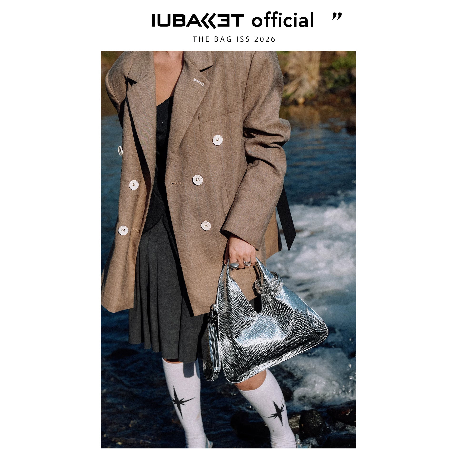 IUBALLET First-layer Cowhide Messenger Bag