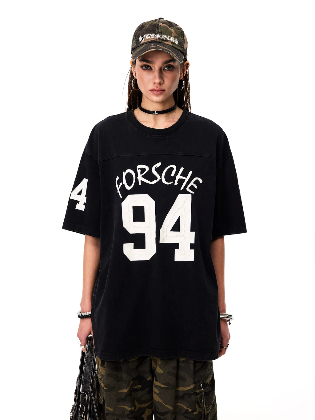 0123 Start Vintage Loose Sporty Tee