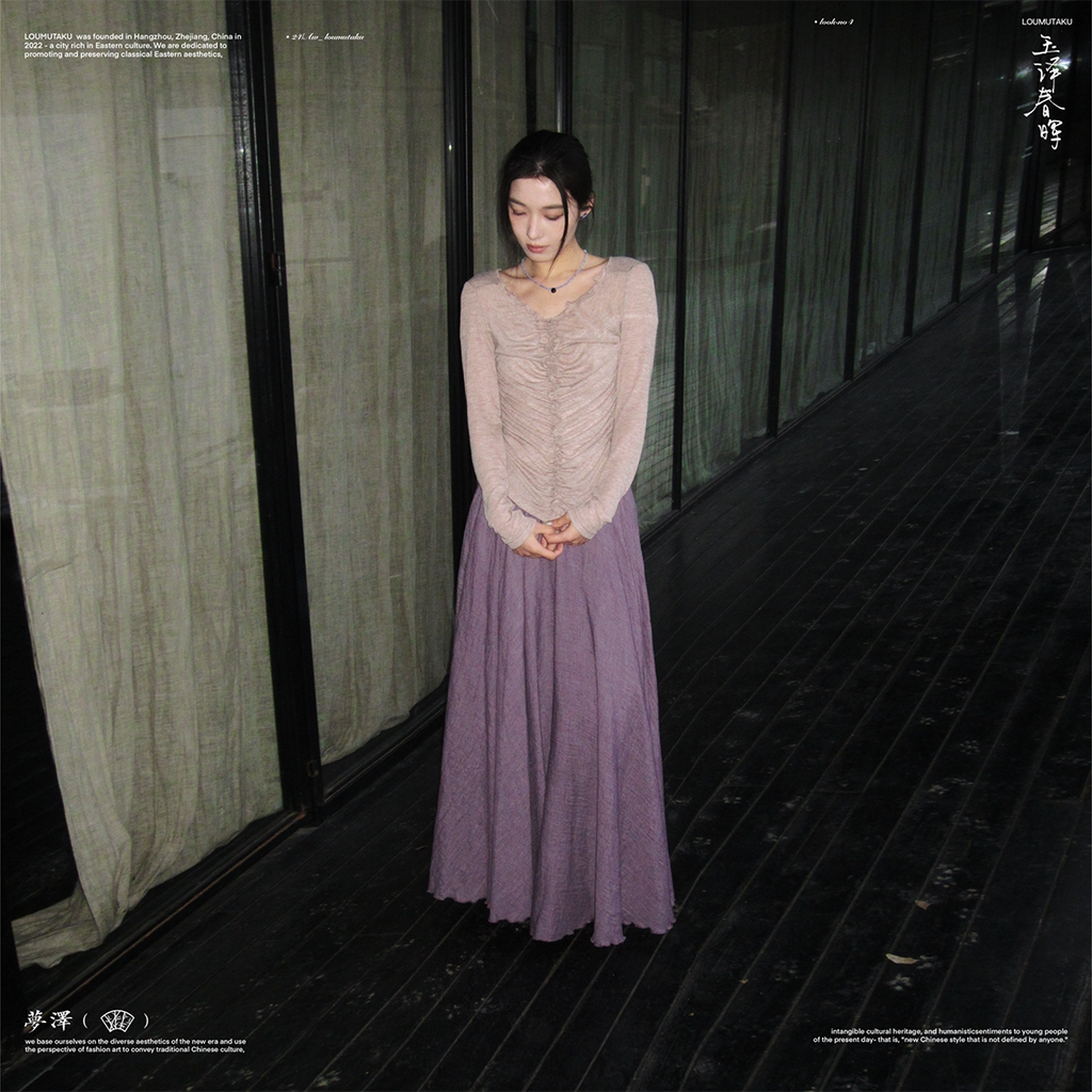 LOUMUTAKU Orchid Beaded Straight Casual Short Jacket