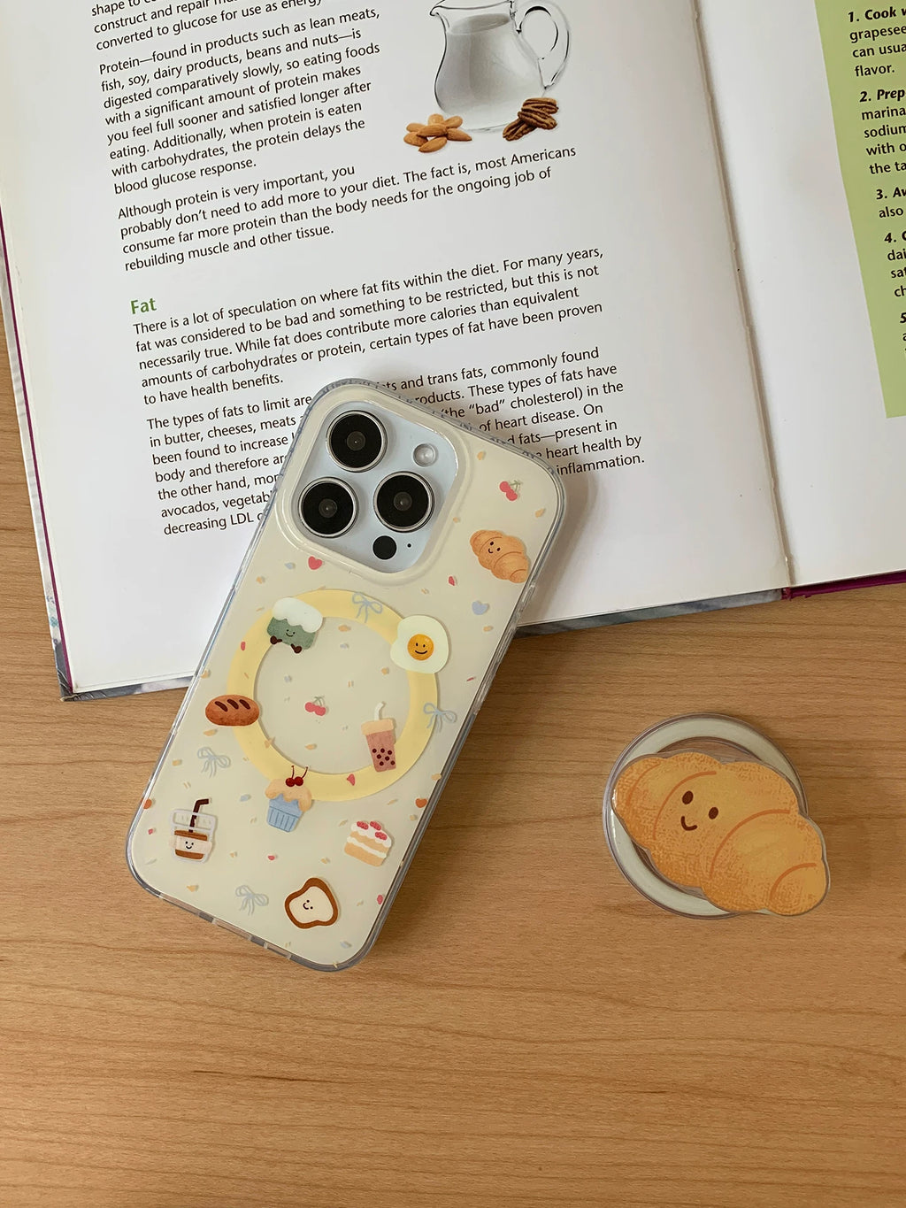 Kano Bread Print Mobile Phone Case with Stand