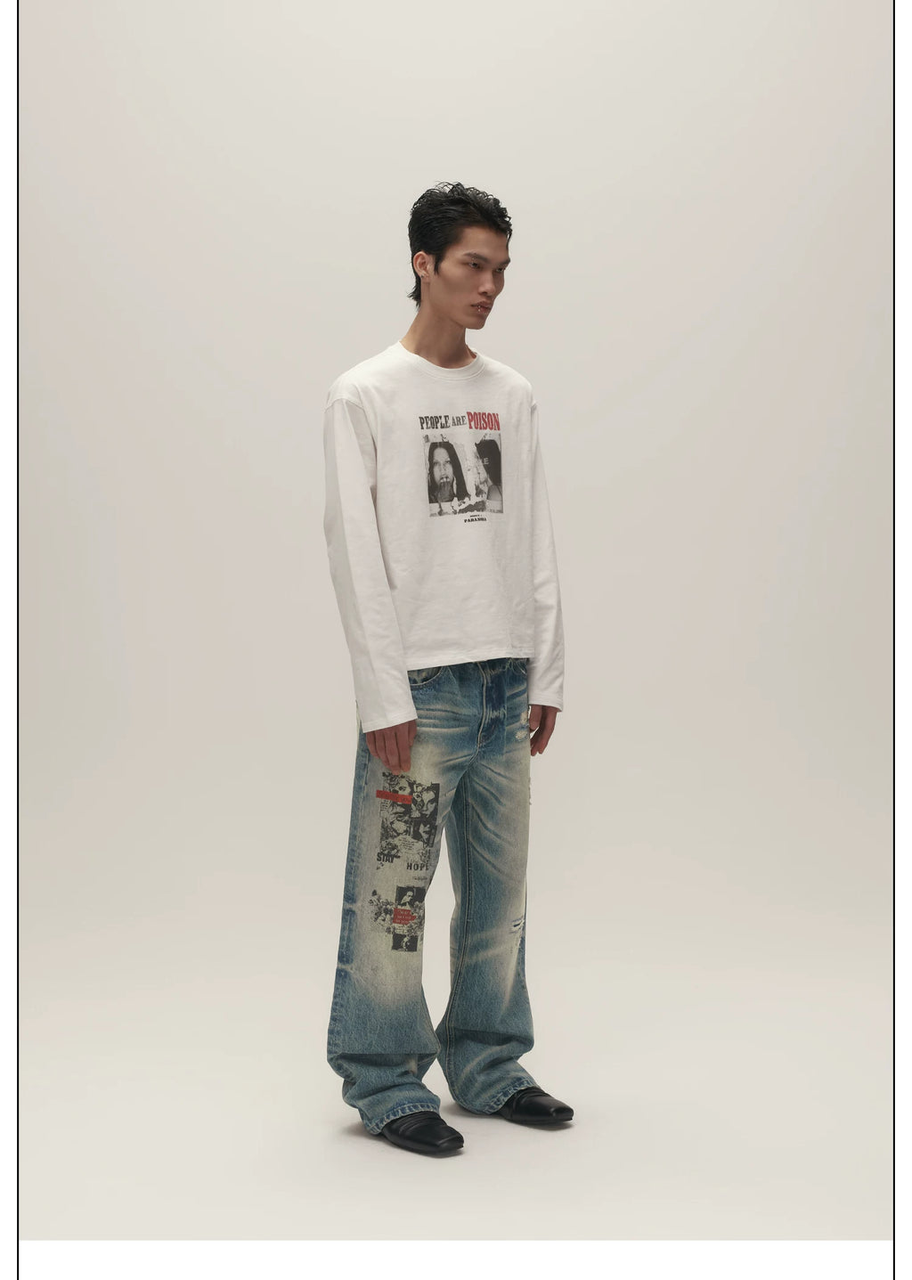 SGW Ripped Loose Straight Jeans
