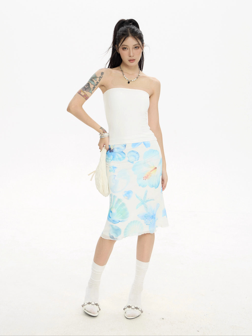Zero Print Hottie Low Waist Fishtail Skirt