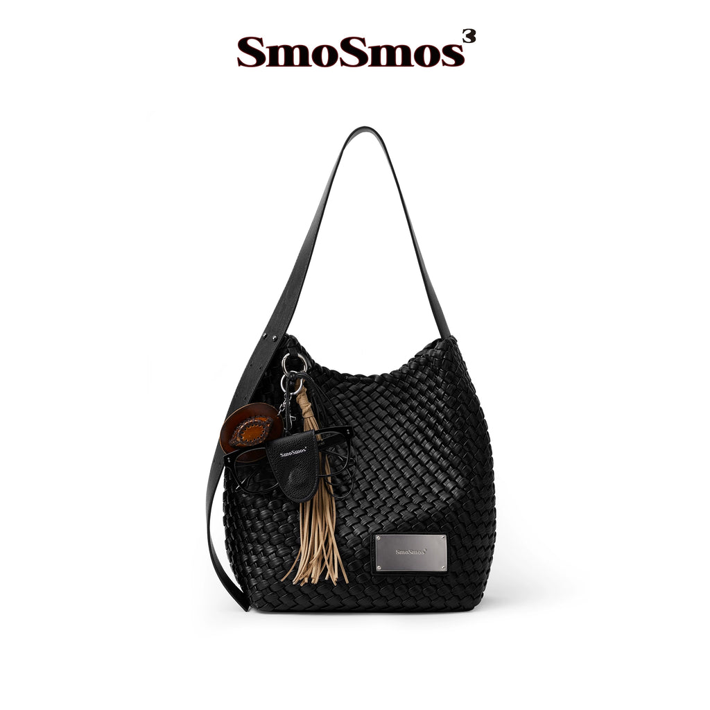 SmoSmos Woven Shoulder Messenger Bag