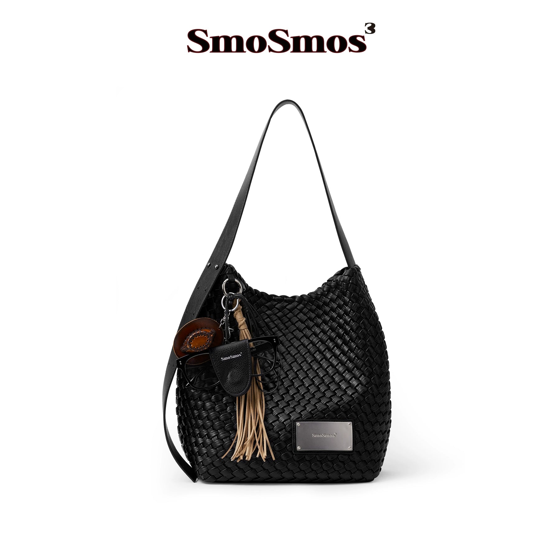 SmoSmos Woven Shoulder Messenger Bag