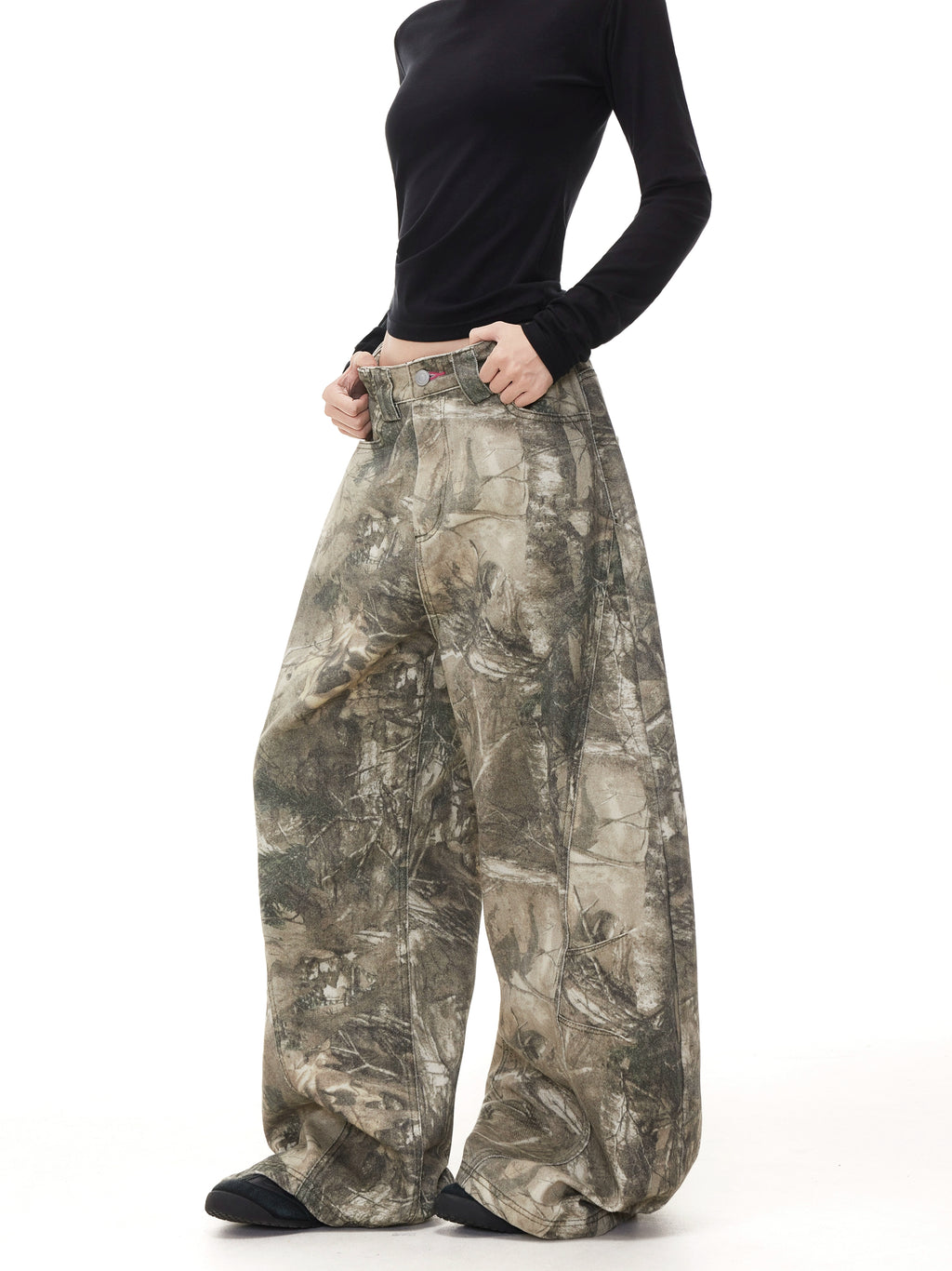BTSG Embroidered Branch Camouflage Overalls