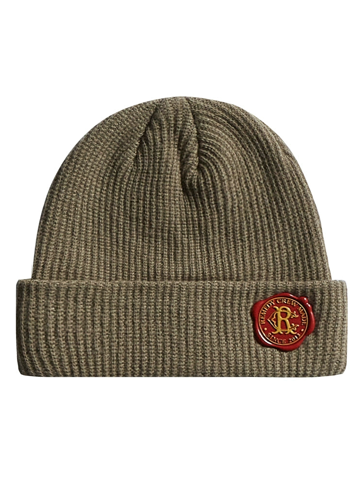 Remedy Badge Guochao wool hat