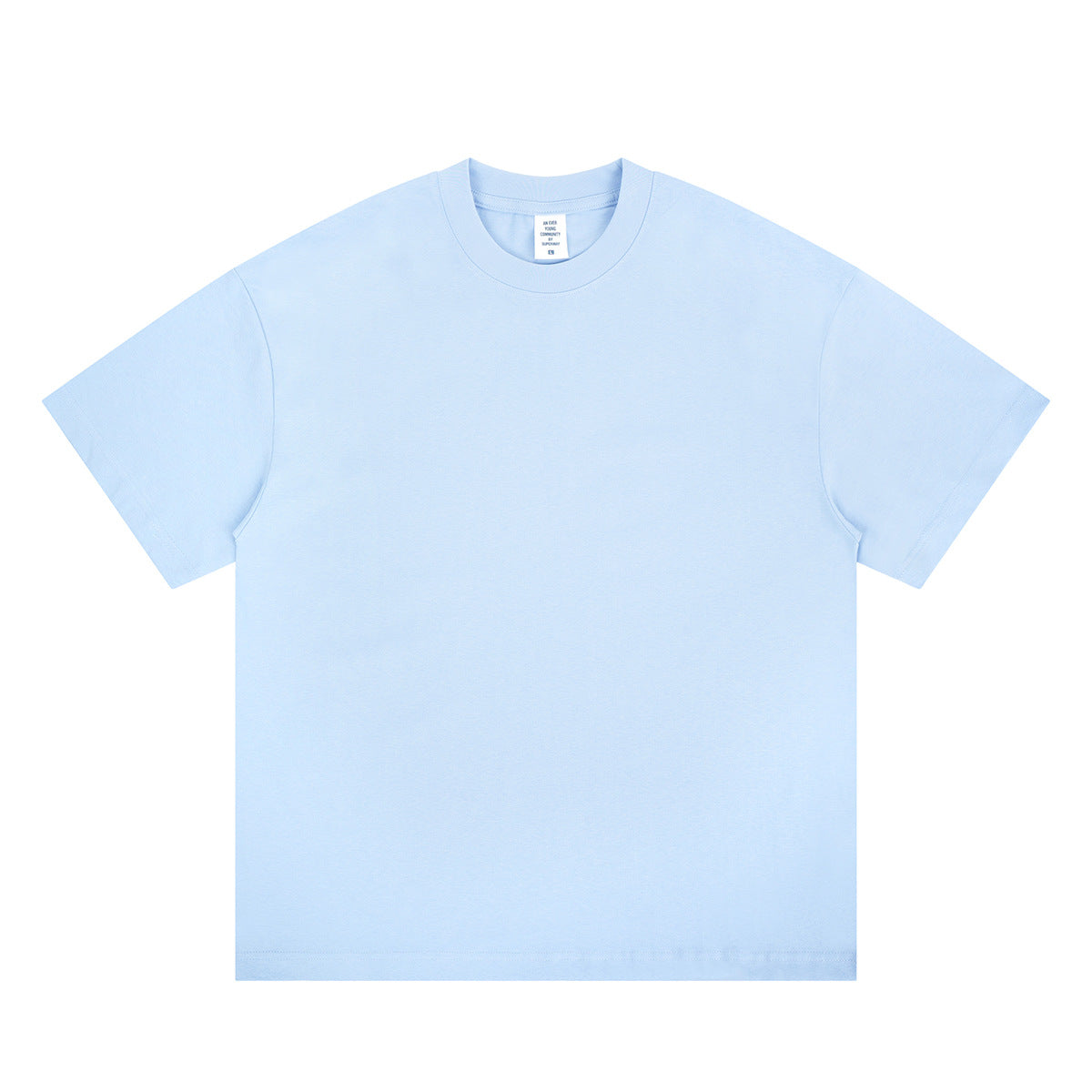 SUPER WAY Loose Crew Neck Versatile Tee