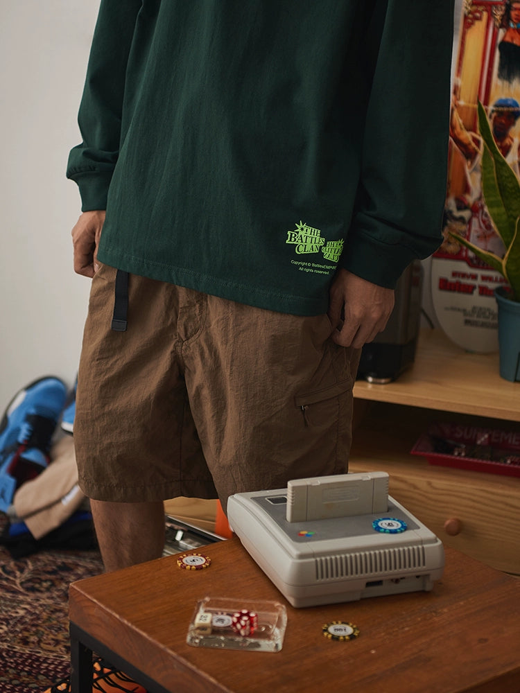 Battles Loose Casual Crew Neck Bottom Shirt