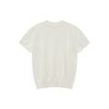 TURNTIDE Ice Silk Slim Knit Small Neckline Tee