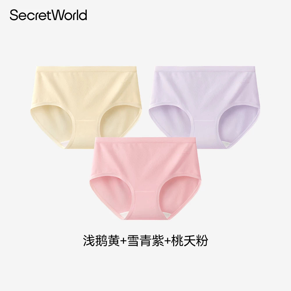 SecretWorld Cotton Antibacterial Mid-waist Briefs