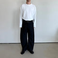 Anniehall Breathable Splicing Front Shoulder Long Sleeves