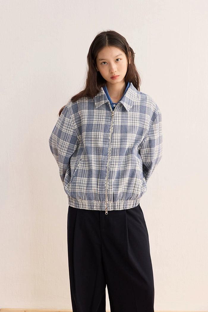 CARPEM Short Plaid Jacket