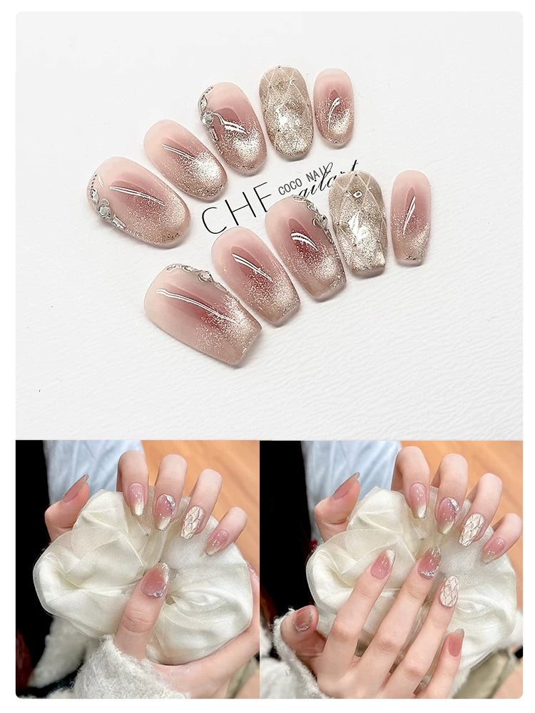 CoCo Handmade Blush Ombre Short Nails